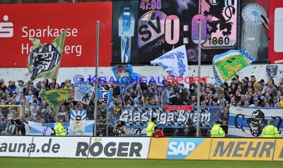 2. Bundesliga SV Sandhausen - TSV 1860 München Hardtwaldstadion Sandhausen 01.03.2014 (© Kraichgausport / Loerz)